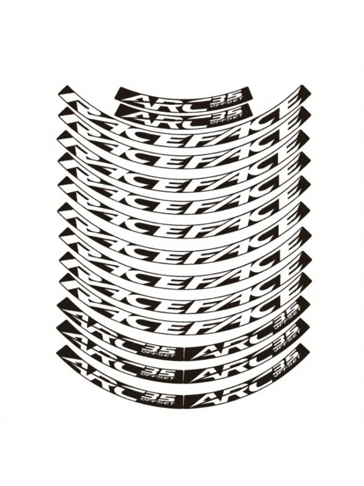 AliExpress NONE 17 Pieces/Sheet, Riding Stickers and Decorations for RAFA ARC35 Mountain Bike Wheelsets - Bike Accessories, Bike Stickers