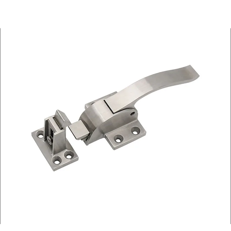

Freezer Oven Door Lock Adjustable Handle 304 Stainless Steel Electric Box Handle Buckle Hardware Tools Industrial Equipment