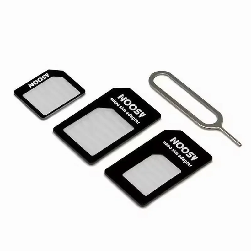 4 In1 Universal Micro To Nano SIM Card Converter Connector Nano Sim Card to Micro Standard Adaptor For iPhone Huawei Xiaomi OPPO