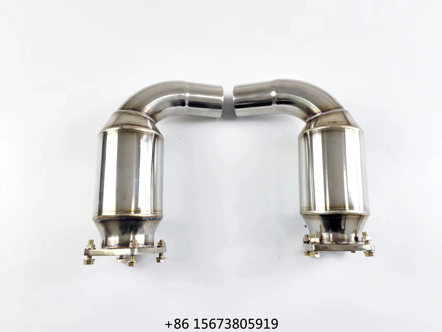 Contach Stainless Steel Downpipe for  911 991.2 3.0T Non Sport DownpipeCustomed