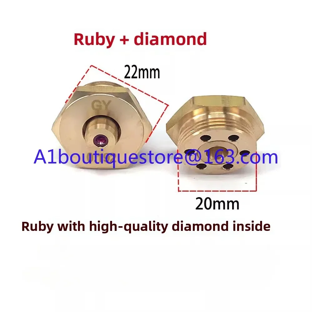 Wire cutting accessories, middle silk eye mask, ruby diamond water nozzle, water plate 0.192 0.195