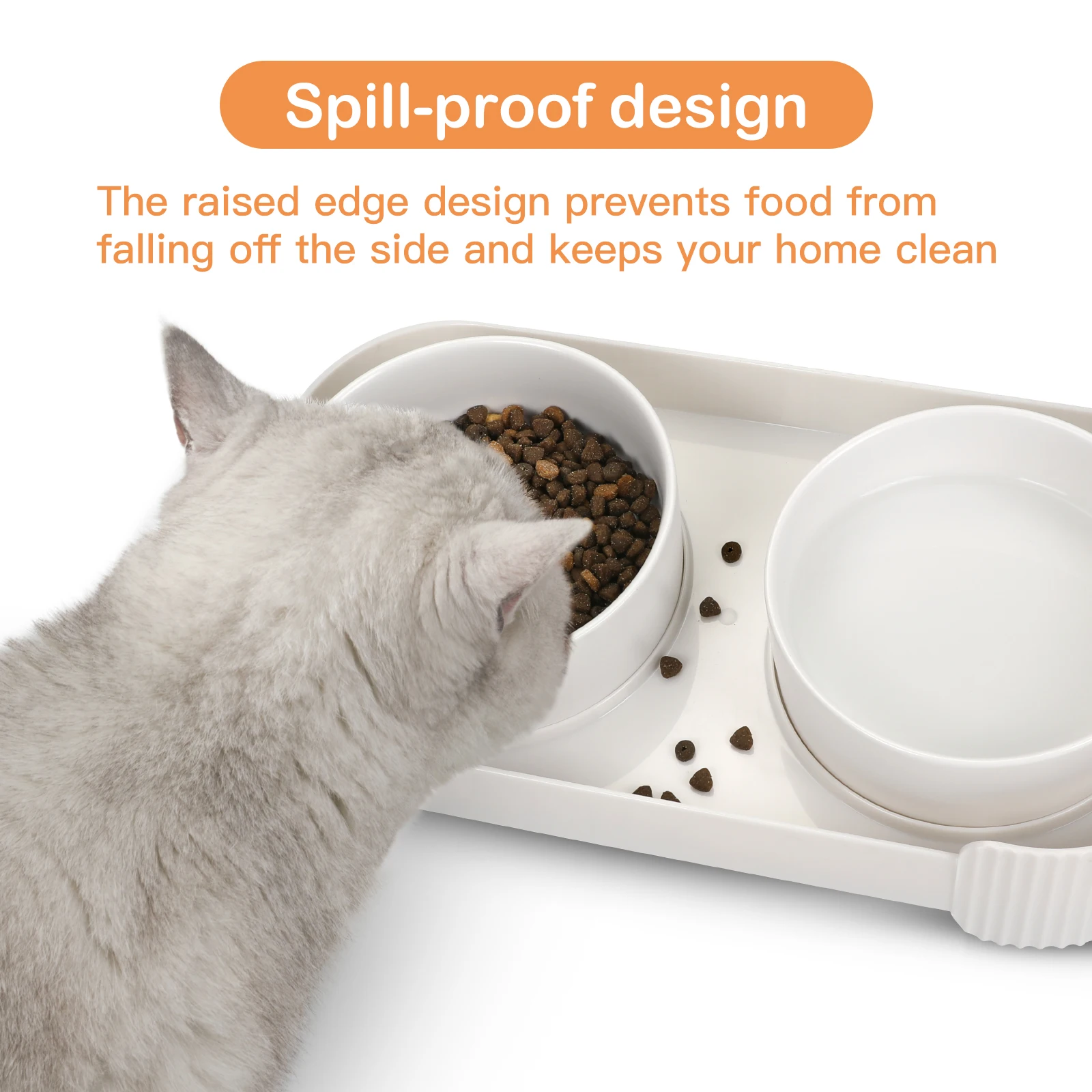 

Керамическая миска для кошек, миска для собак, миска для корма для домашних животных, приподнятая миска для домашних животных для кошек и собак, товары для домашних животных