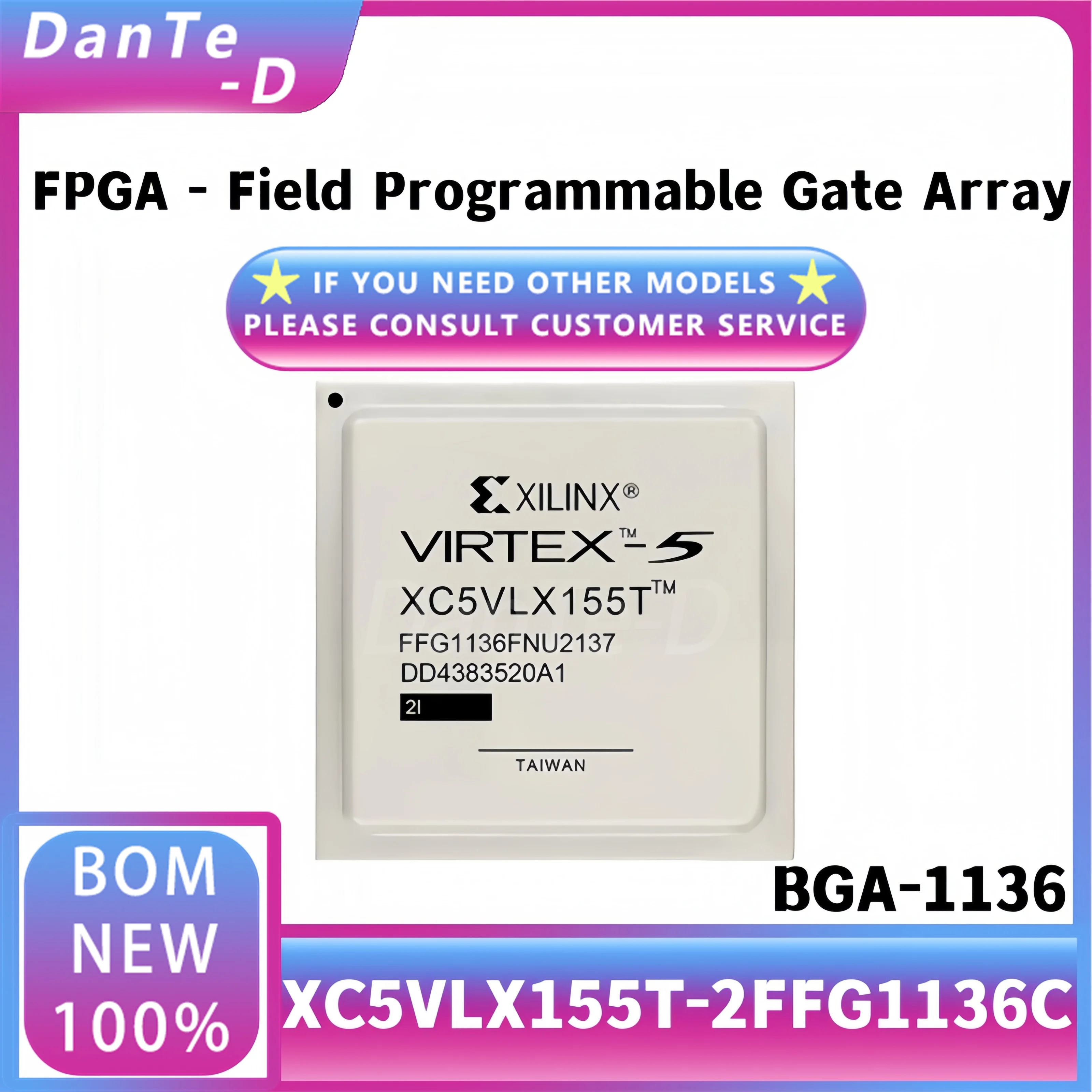 

XC5VLX155T-2FFG1136C/2FFG1136I BGA1-136 FPGA - Field Programmable Gate Array Original