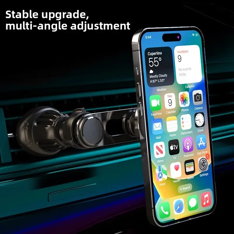 Novo suporte magnético do telefone do carro ímã forte 360 °   Suporte universal para carro com rotação ajustável para suporte de celular de navegação