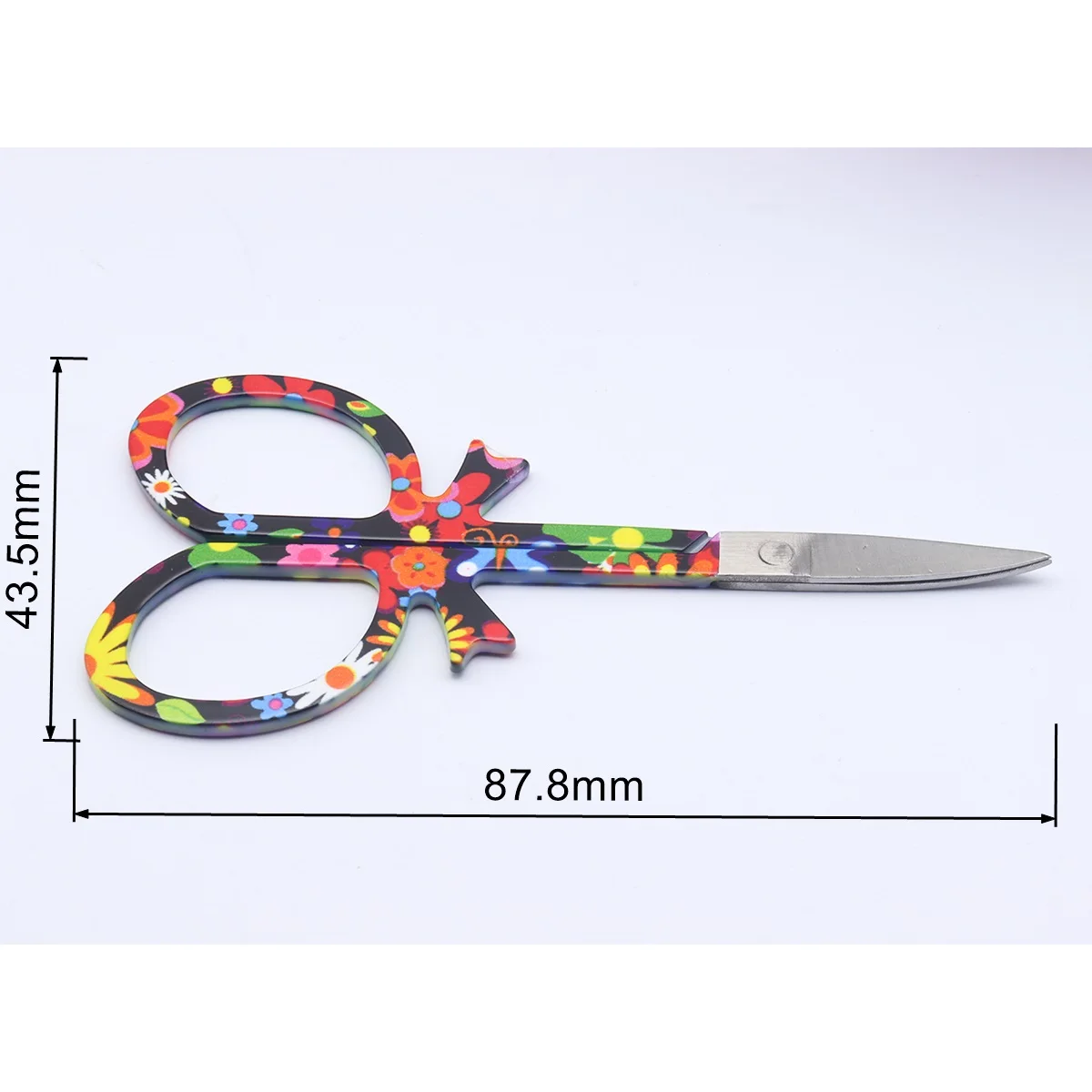 EasyNail 1pcs New Wing Flower Sharp Scissors Professional Cuticle Manicure Pedicure Nails Scissors eyebrow