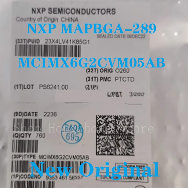 

Новый оригинальный MCIMX6G2CVM05AB MCIMX6G2C IC MPU I.MX6UL 528 МГц 289MAPBGA Электронные компоненты INTEGRATED CIRCUIT CHIP 1-5 шт.