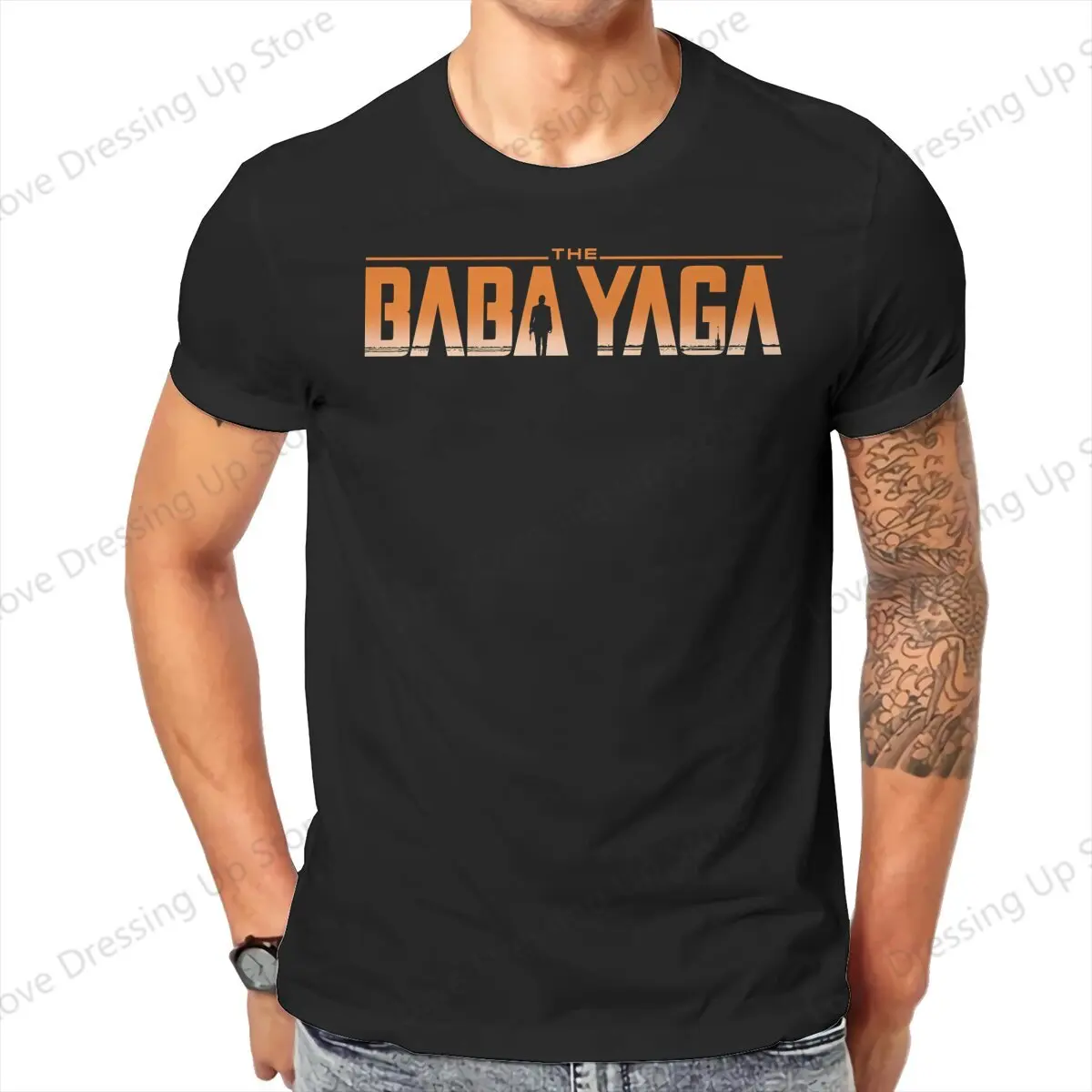 John Wick Movie The Baba Yaga T Shirt Punk Men Tees Summer Clothing COTTON O-Neck TShirt