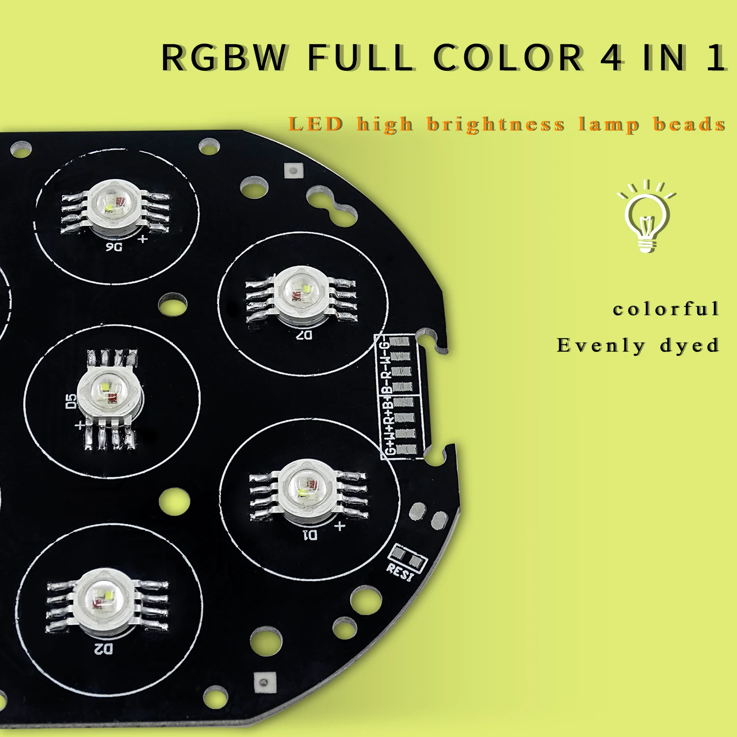 7x12w RGBW Moving Head Light LED Board 7x18W RGBWA UV Stage Lighting System Repair Parts