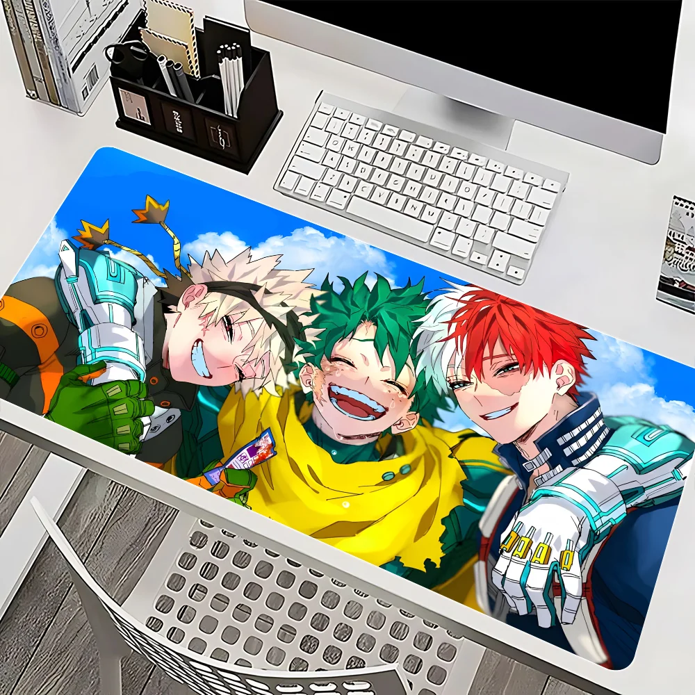 My H-Hero A-Academia Mousepad Mause Pad Mouses Rug Office Accessories Desk Mat Mousepad Keyboard Gaming Pc Mats Xxl Large Carpet