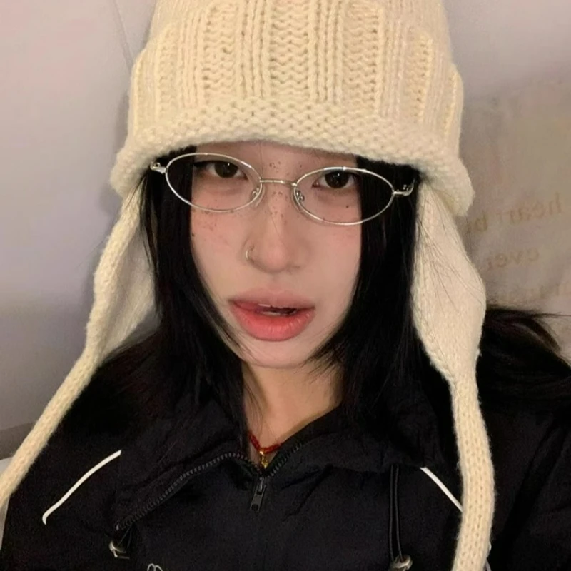 2025 Retro owalne metalowe małe oprawki do okularów ramka damskie okulary blokujące niebieskie światło moda Y2K oprawki do okularów do czytania okulary