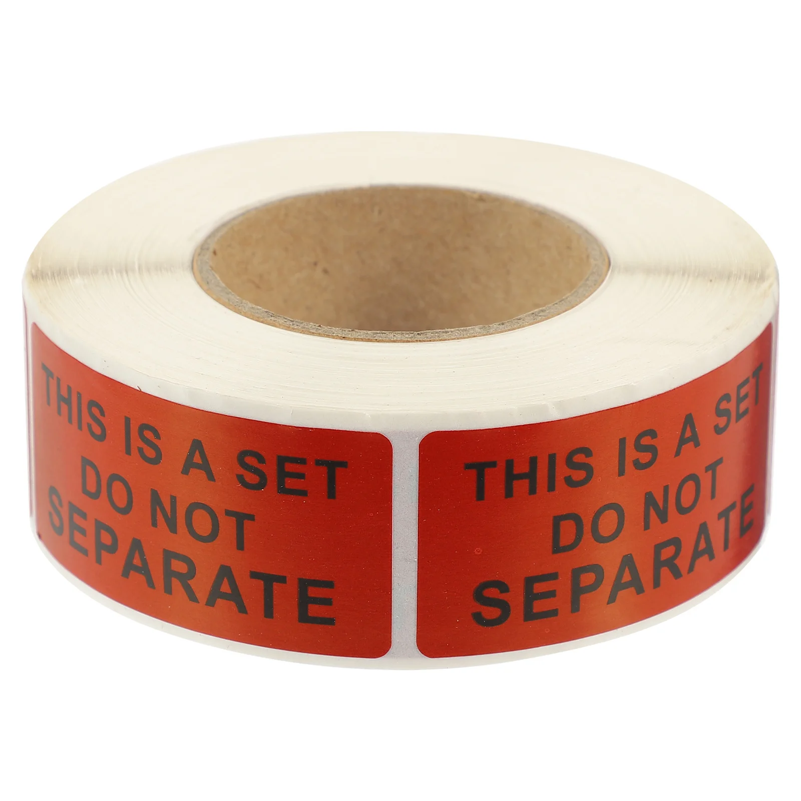 مجموعة من ملصقات ملصقات تعبئة الشحن تحذيرية لا تفصل ملصقات تعبئة لاصقة متينة عالية التباين