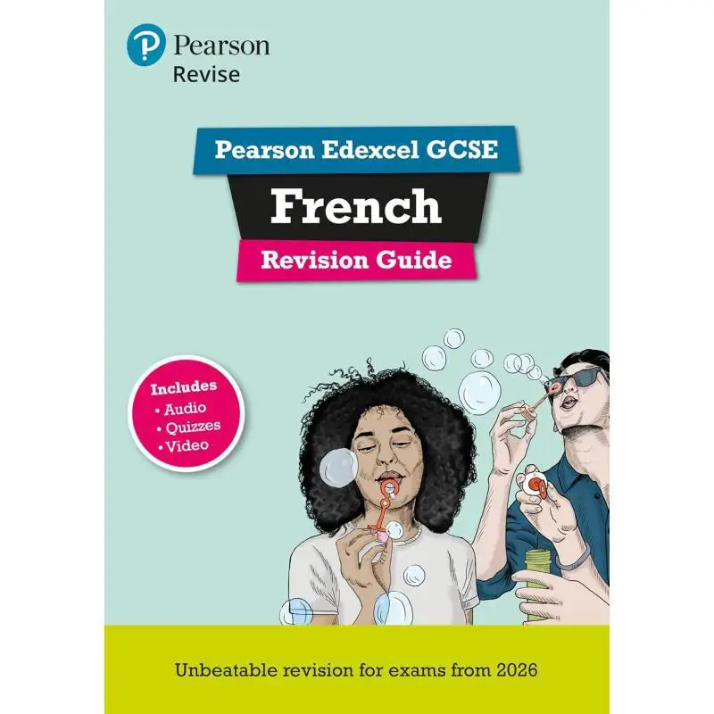

Pearson Revise Edexcel GCSE Руководство по обращению французского языка с аудио-викторина и видеоконтейнером для экзаменов 2026 и 2027 Новое спецификация