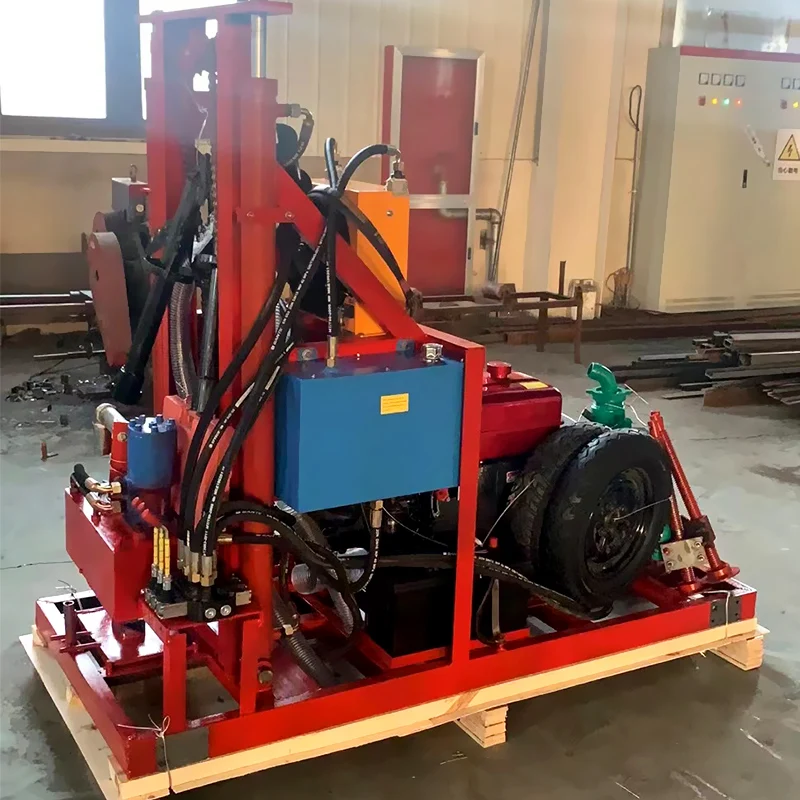 

Customizable Depth 150m to 250m High Performance Diesel Powered Hydraulic Crawler Water Well Drilling Rig