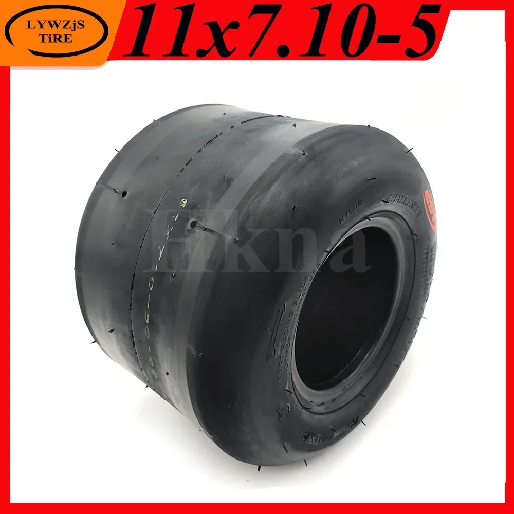 Drift Karting Rear Wheel CST 11x7.10-5 Vacuum Tyre 11 Inch Tubeless Tire Go Kart  Accessories