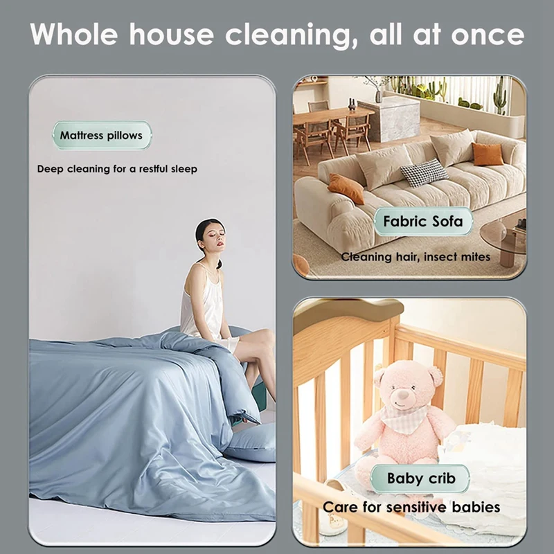 소형 휴대용 먼지 무선 부품, 시트 UV 미니 핸드 진공 매트리스 액세서리, 1 개