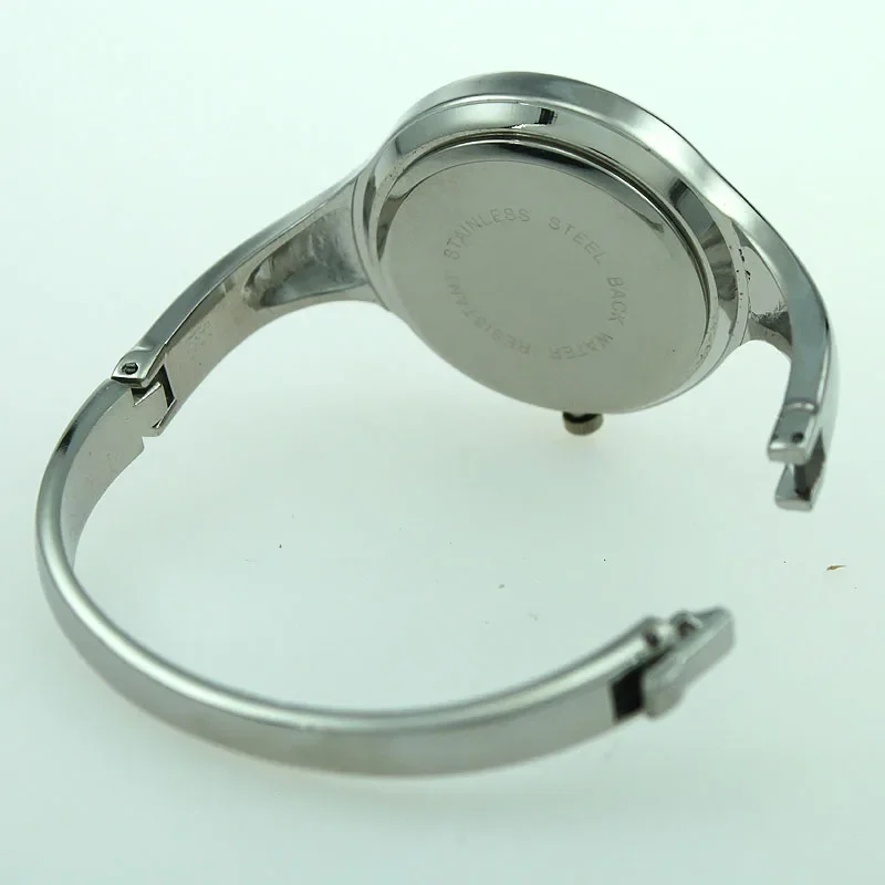 Orologio da donna minimalista con polsino, moda casual, rotondo, da donna, braccialetto da donna, orologi da ragazza, orologio al quarzo in acciaio