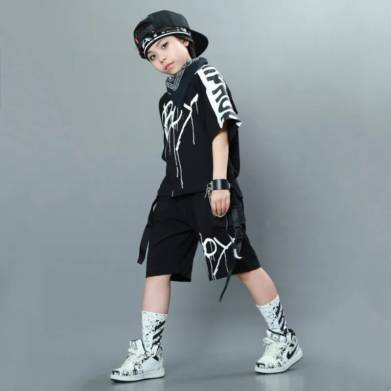 

Summer Boys Clothing Sets Fashion Kids Tracksuits Streetwear Clothes Teenager 5 6 8 10 11 12 14 Years Children Sports Suits 2Pcs