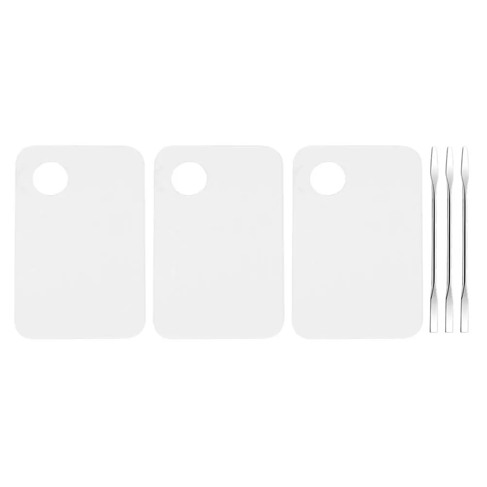 3 set di miscelazione di colori per unghie per trucco, set di spatole, accessori per manicure durevoli, set di strumenti per colorare le unghie