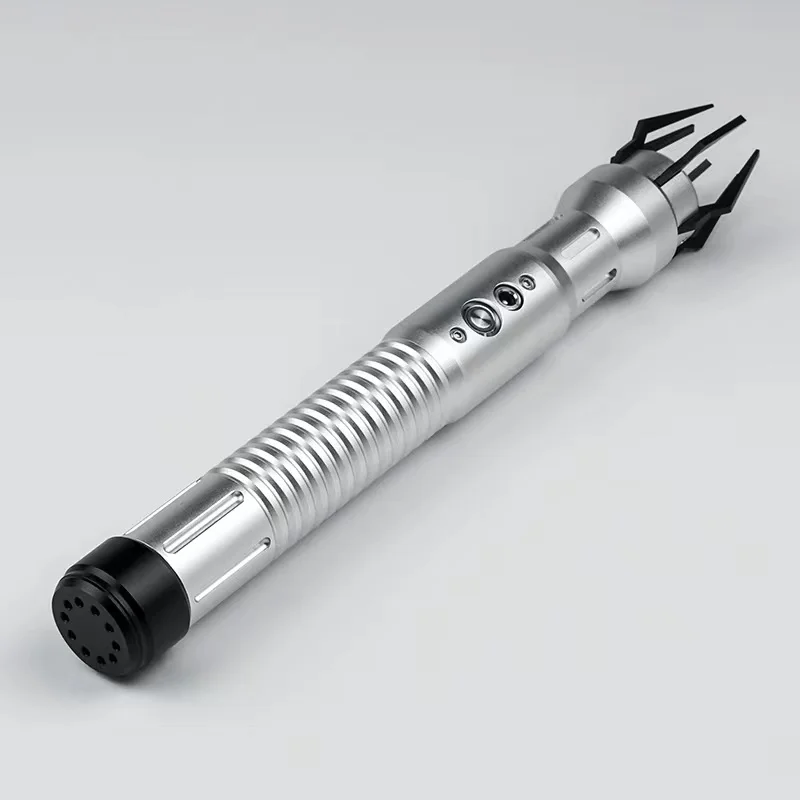 

Metal Aluminum handle Lightsabers RGB/Pixel Smoothly wields 25 fonts multiple color-changing percussion effects FX Duel