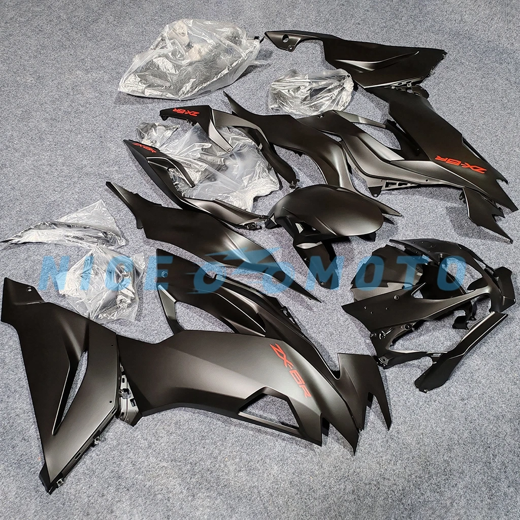 Fairing Fit  For Ninja ZX-6R 636 2019 2020 2021 2022 2023 zx 6r Black Motorcycle Bodywork set ZX6R 19 20 21 22 23 Year