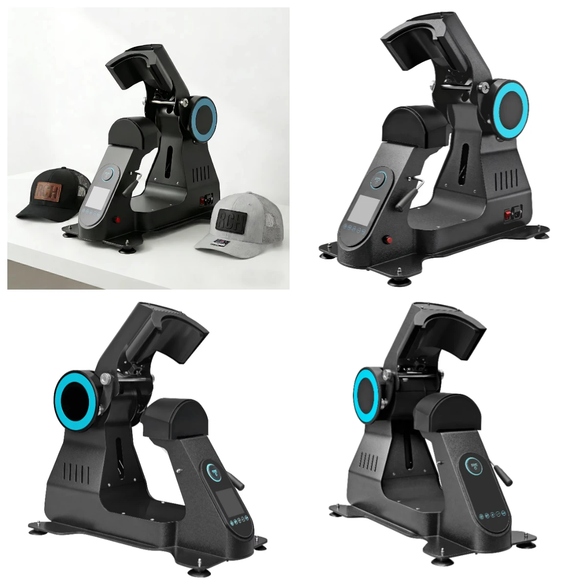 

Электрический термопресс WJW 4-го поколения для кепок, полностью автоматический, с двойным нагревом и функцией выравнивания