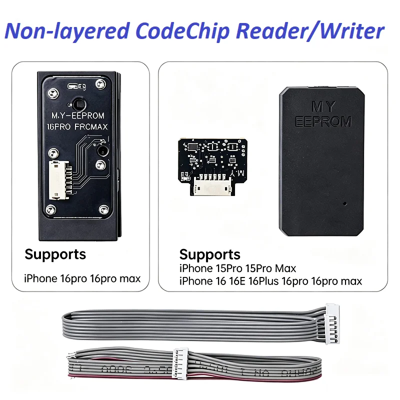 M.Y Non-layered EEPROM Chip Reader Writer No Motherboard Layering Compatible with  iPhone15Pro/15ProMax/16/16E/16Plus/16Pro/PM