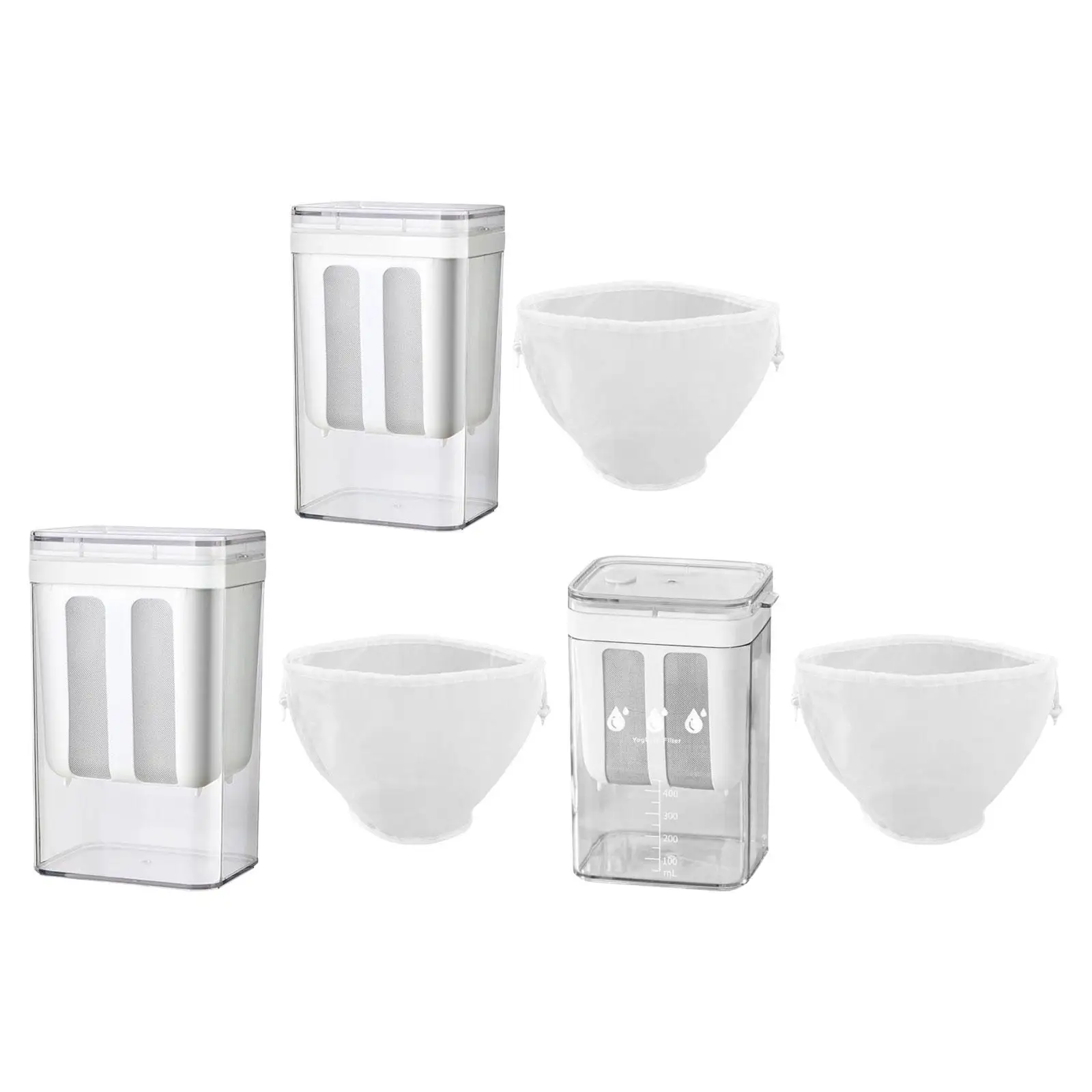 

Yogurt Maker Strainer Lightweight Easy to Clean Reusable Multipurpose Whey Separator for Home Desserts Homemade Cheese Tabletop