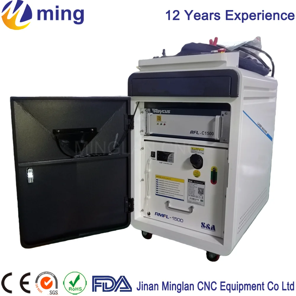 1500W Handheld Laser Welding Machine Aluminum Stainless Steel Galvanized Sheet Automatic Multi-function Portable Fiber Welder