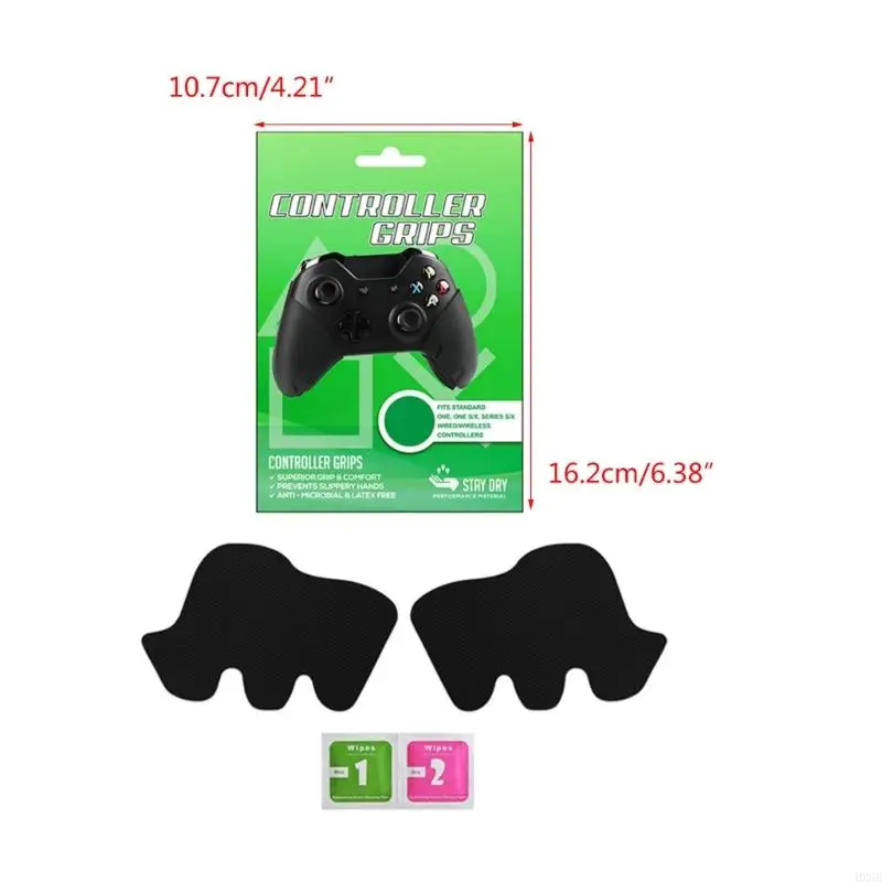 HX6B Contrôleur Grip Rubber Stickers GamePad Handle Sticker Sweet Absorbant Protector Cover Fit pour S