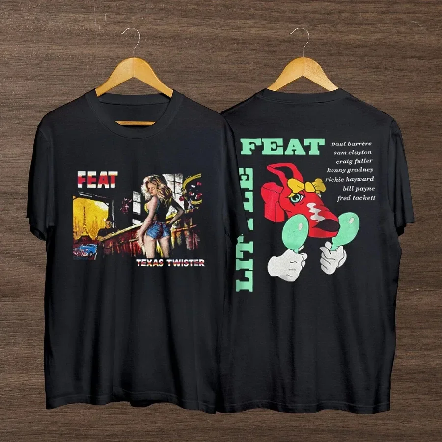 1990 Little Feat Texas Live In Concert 2 Sided T Shirt Full Size S-5XL