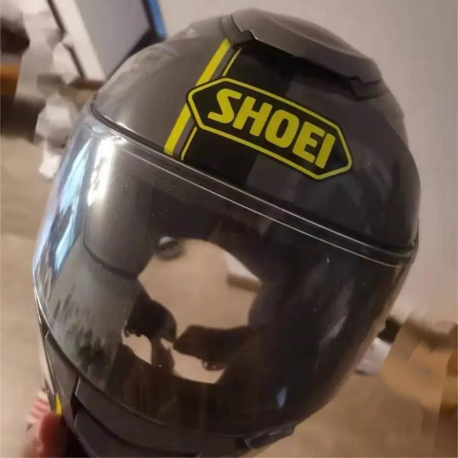 SHOEI 헬멧 스티커에 대한 반사 색상 오토바이 개조 방수 장식 범용 액세서리