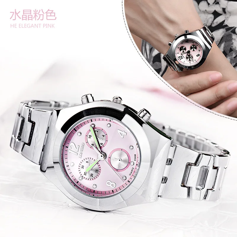 Fashion Longbo Merk Luxe Waterdicht Ongedwongen Quartz Horloge Vrouwen Lady Gift Horloges Waterdicht Roestvrij Stalen Horloge Montre Femme