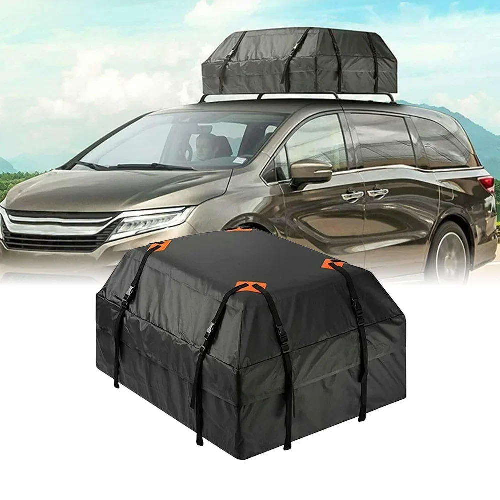 112×87×44cm Car Luggage Roof Bag Duffel Bag Waterproof Bag Sun-resistant Dust-proof Roof Carrier Bag Large Storage Capacit
