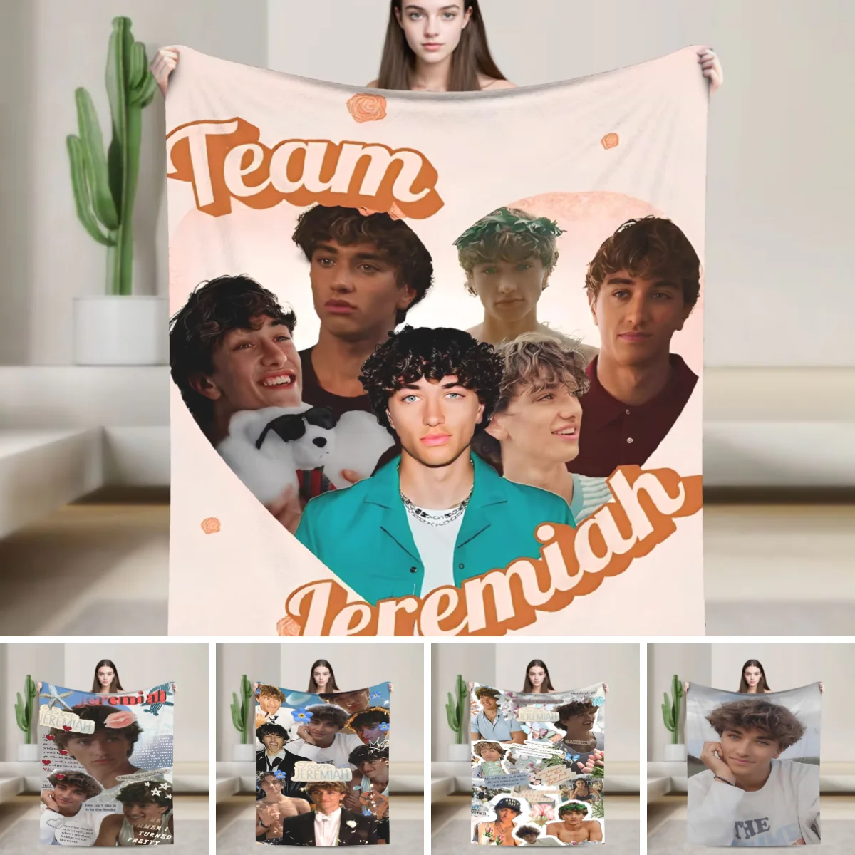 Jeremiah Fisher Blanket Quality Super Warm Team Jeremiah Bedding Throws Winter Girls Boys Couch Chair Fashion Bedspread