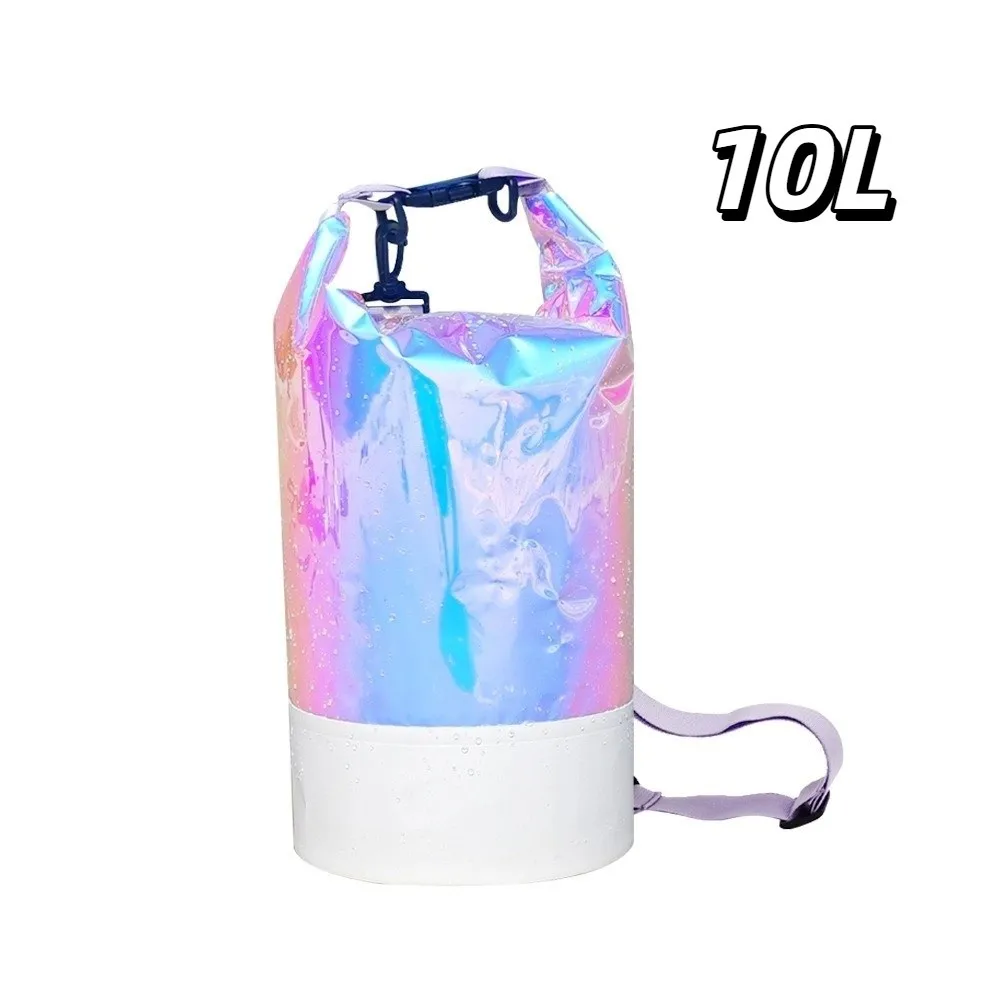 10L/20L Waterproof Dry Bag Large-Capacity with Shoulder Straps Swimming Bucket Bag Waterproof Backpack Lightweight