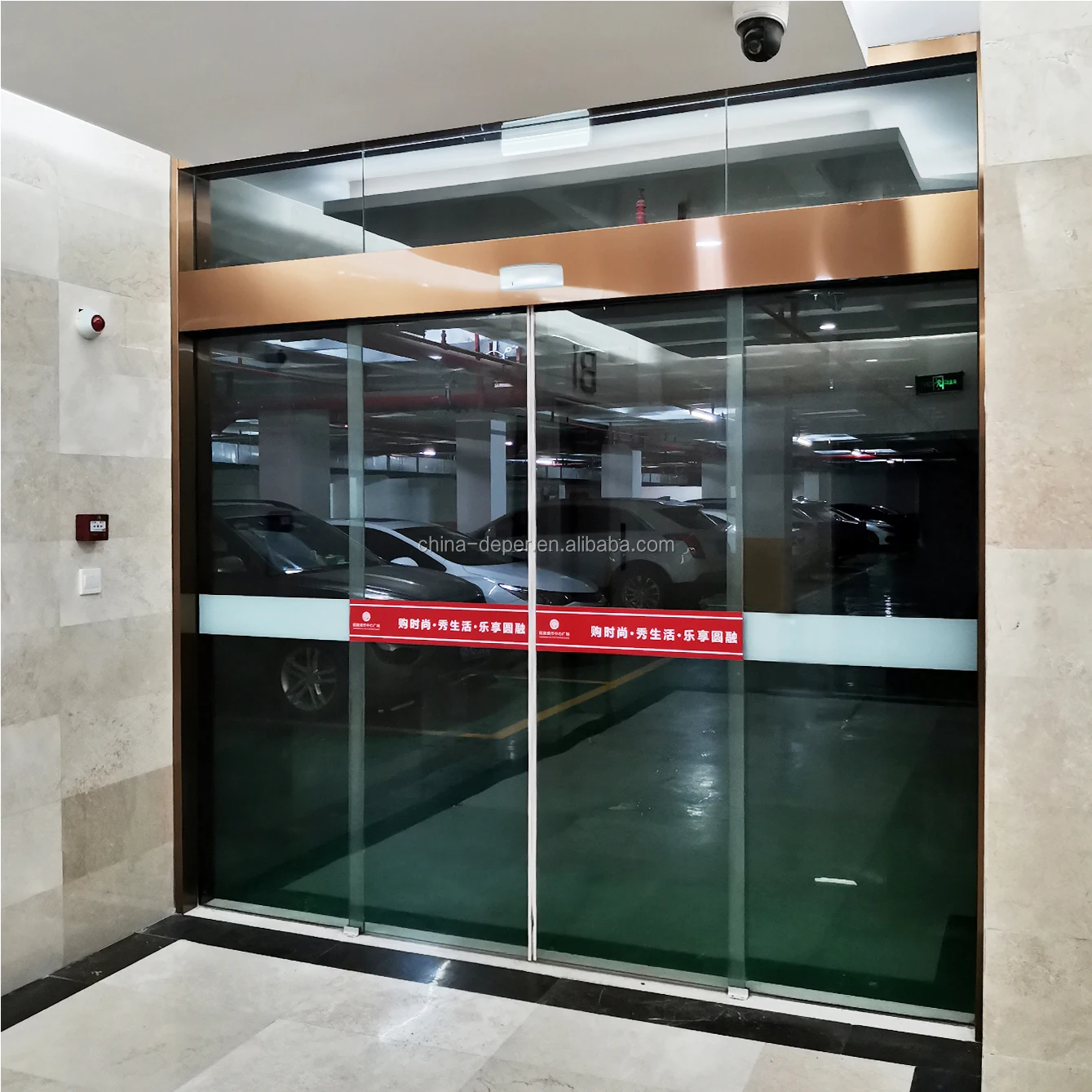 Deper Wholesale Automatic Sliding Door System 120kg Automatic Sliding Door for Automatic Open Door With Dunker Motor & Sensor
