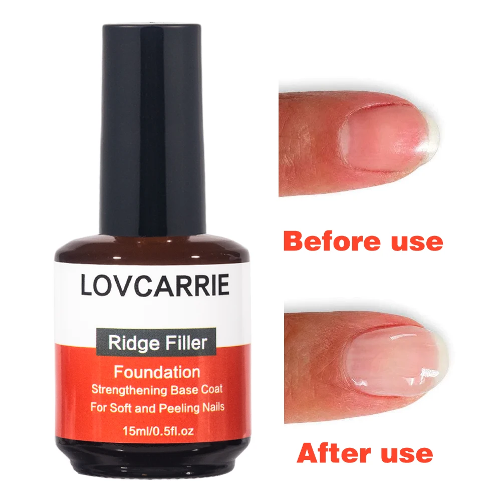 Lov carrie Ridge Füller Nagel verstärker Basis lack für starke gesunde Nägel Foundation Serum Reparatur beschädigte spröde Nägel Kunst