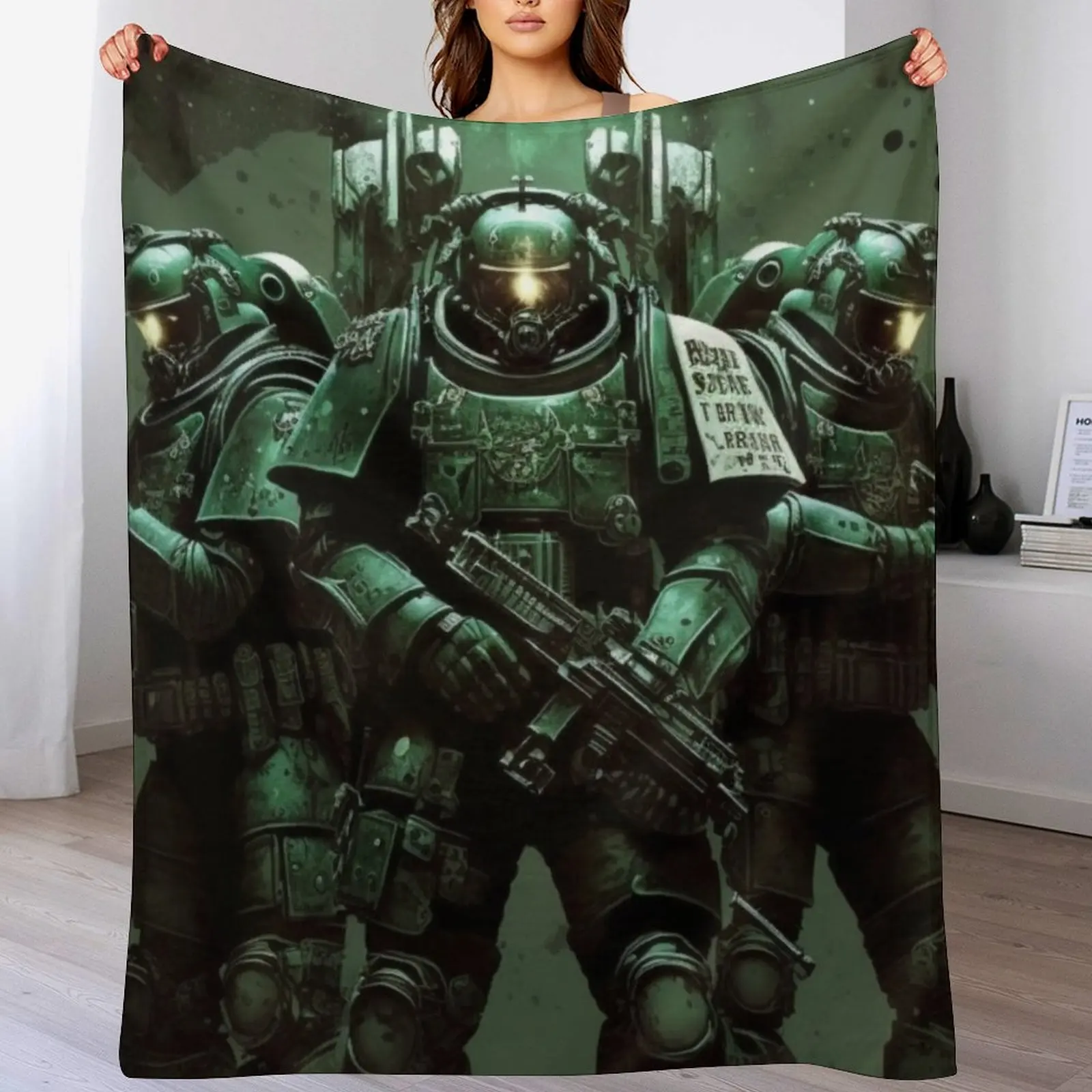 

Dark Angels Throw Blanket Thermal Heavy Loose Blankets