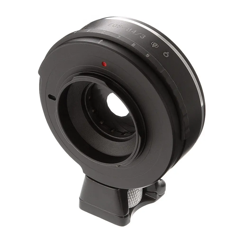 FOTGA Built-in Aperture Lens Adapter Ring for Canon EOS EF Lens to M4/3 Micro 4/3 GH5 GF6 G7 E-PL1 Cameras Photography Accessori