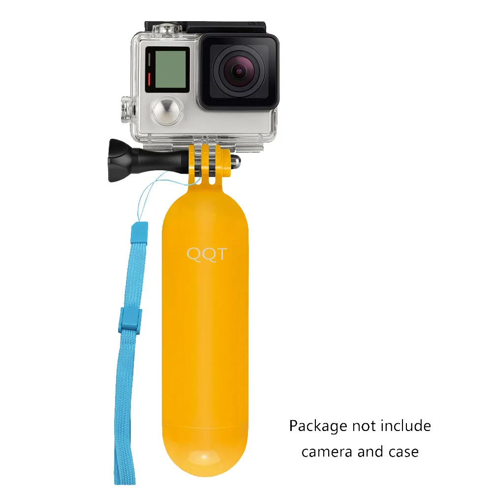 QQT for GoPro Accessories End Round Rod Floating GoPro Hero11 10 9 8 7 6 5 4 3+3 for Xiaomi Yi Sjcam SJ4000 SJ5000 Action Camera