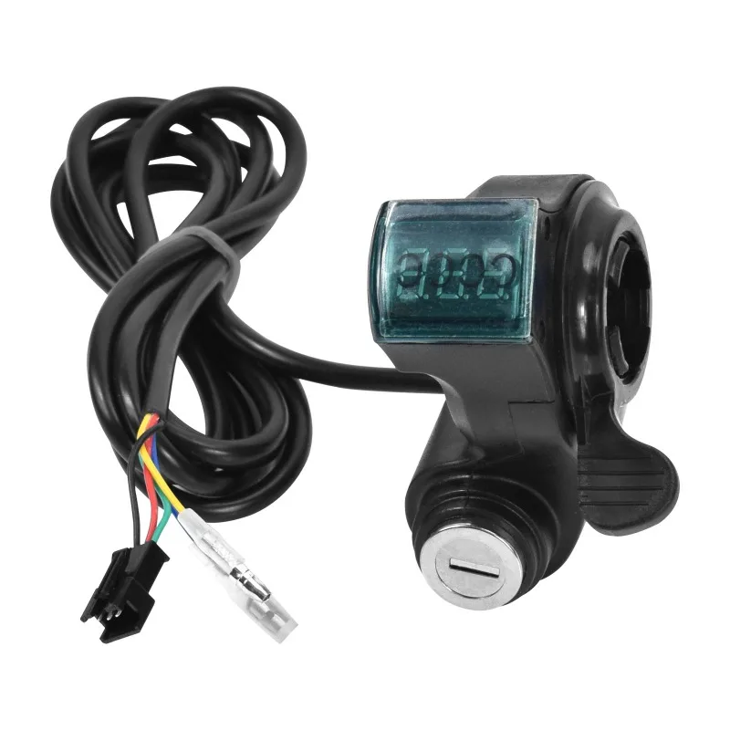 

High Quality Hot Selling Bikes Finger Thumb Throttle with Power Switch LCD Display Switch Handlebar Grips