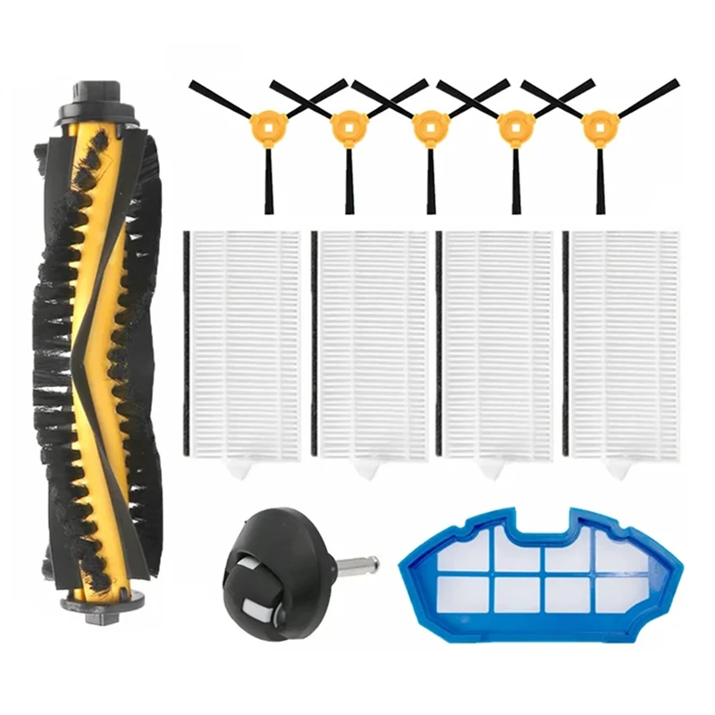 ABRG-مجموعة ملحقات لـ Ecovacs DEEBOT N79S N79 Eufy Robovac 11 11C Cecotec Conga Excellence 990 أجزاء المكنسة الكهربائية الروبوتية