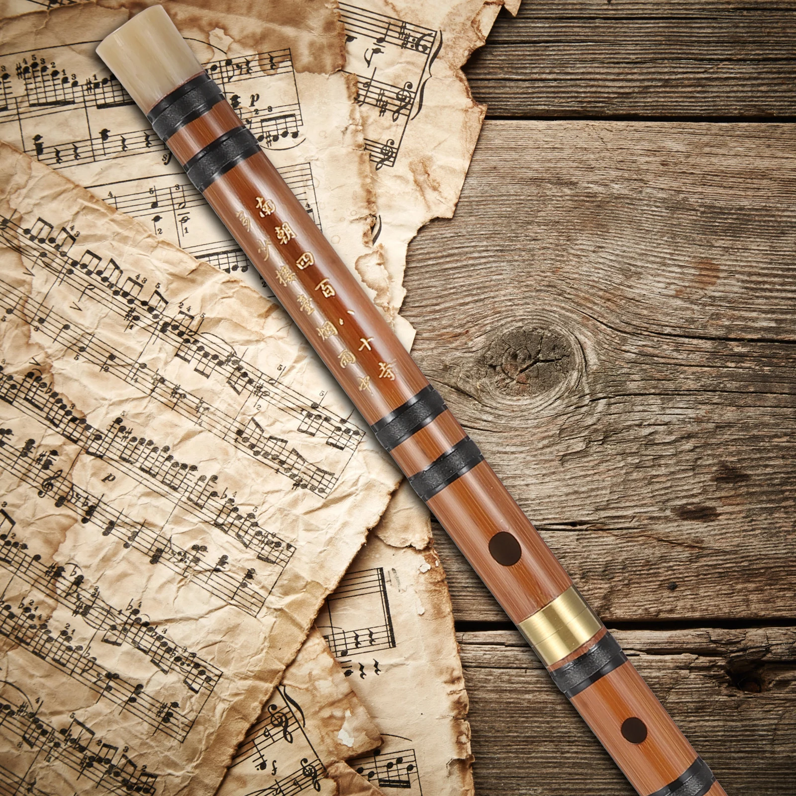 

Bamboo Flute China Instrument Beginner Chinese Dizi Student Traditional Musical