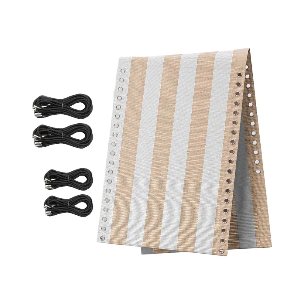Beach Lounger Cloth Outdoor Lounge Fabric Wear Resistant Material Snug Fit Design Lightweight Construction Foldable Storage