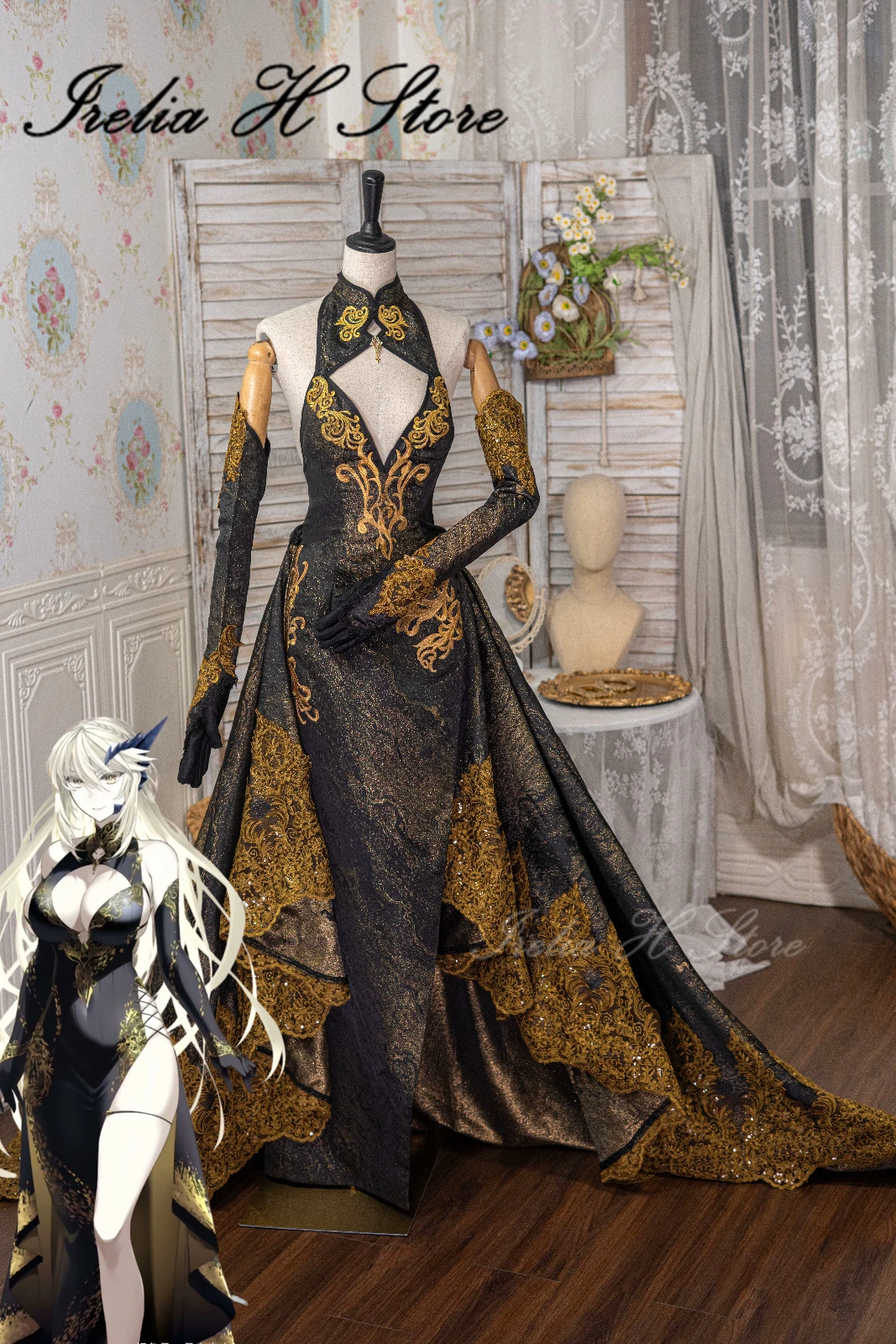 

Irelia H Store FGO Cosplay Fate/Grand Order Altria Pendragon Cosplay Costume Dresses 10th anniversary Can Custom made size