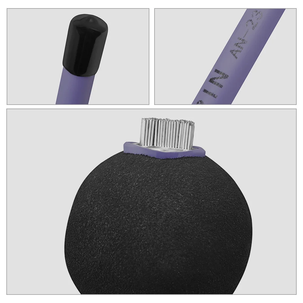 재즈 타악기 연습용 텔레스코픽 스틸 와이어 브러시 1쌍 내구성 있는 탄소강 브러시 드럼 액세서리 스네어 드럼 세트