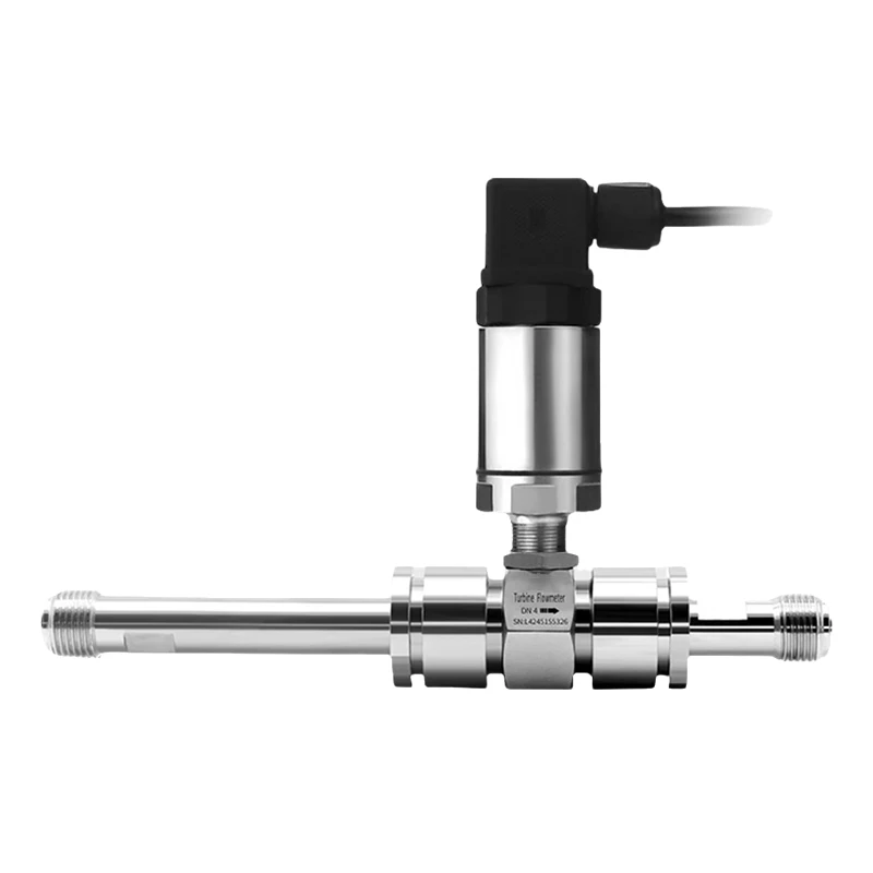 Industrial Stainless Steel Turbine Flowmeter with Pulse Signal Output Liquid Oil Pure for Optimal Performance