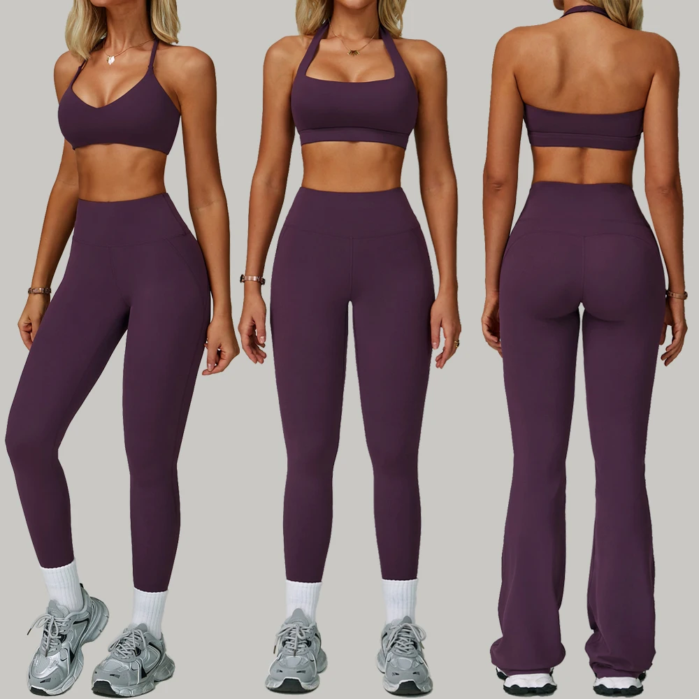 

2 Pieces Sportswear Women Yoga Set Gym Clothes Sportswear Yoga Suits Fitness Set Tracksuits Sports Bra Gym Leggings yoga pants