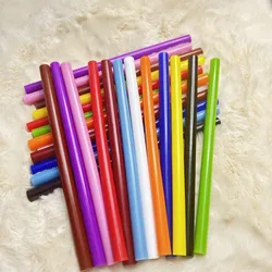 12Pcs/Set 12 Color High viscosity Hot melt glue stick Pure colour DIY Hand tools 7x100mm