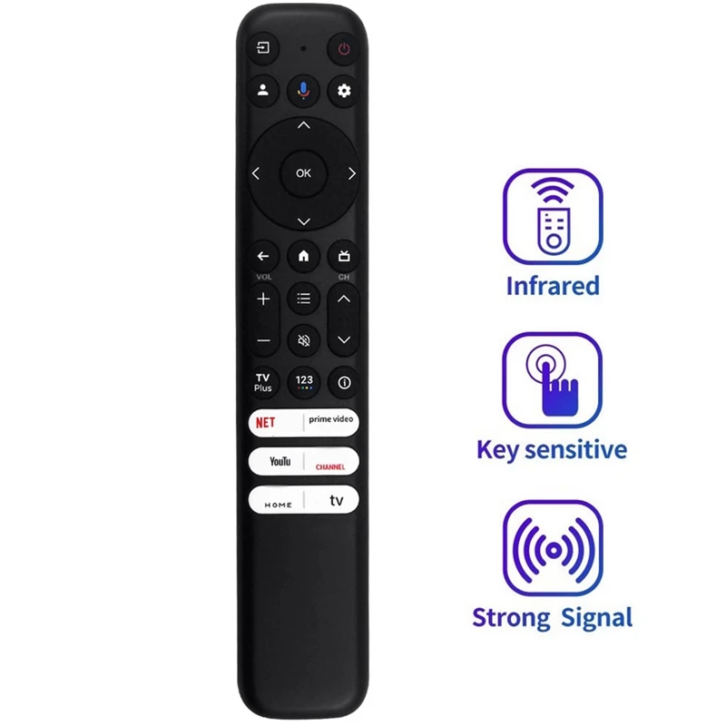 Replace RC813F MB1 Remote Control For TCL Android Smart Tvs Q6/Q7/QM8/S3/S4 Series Remote